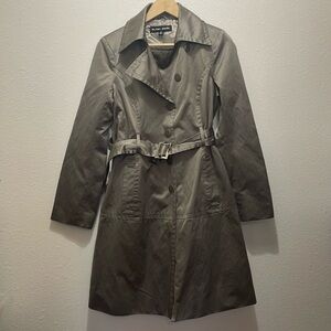 Blanc Noir Trench Coat, Size M